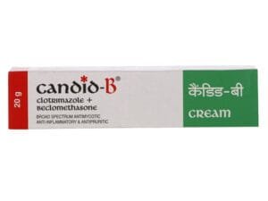 Candid-B Cream Clotrimazole & Beclomethasone | 20g Antifungal & Anti-Inflammatory Cream