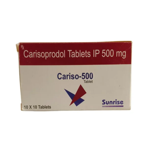 Criso-500 Tablet – Carisoprodol 500 mg by Sunrise Remedies - Image 3