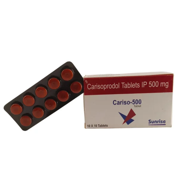 Criso-500 Tablet – Carisoprodol 500 mg by Sunrise Remedies - Image 6