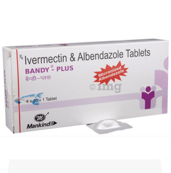 Bandy-Plus Tablet – Ivermectin & Albendazole Deworming Treatment by Mankind