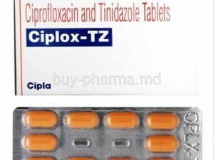 Ciplox-TZ Tablets Ciprofloxacin & Tinidazole | Cipla | Dual Action Antibiotic for GI & Bacterial Infections