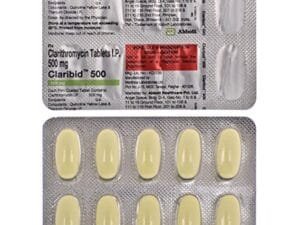 Clarithromycin Tablets IP 500 mg Claribid500 by Abbott | Antibiotic for Bacterial Infections