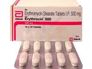 Erythrocin 500 Erythromycin Stearate 500 mg Tablets | Broad-Spectrum Antibiotic | Abbott