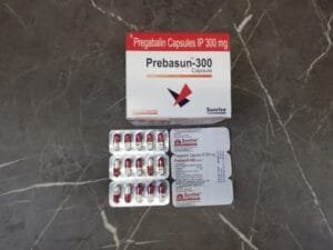 Prebasun-300 | Pregabalin 300 mg Capsules Neuropathic Pain & Anxiety Relief