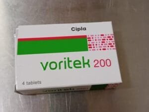 Voritek 200mg Tablets Voriconazole Antifungal by Cipla | 4 Tablets Pack